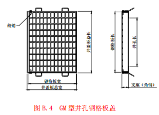 GM型井孔鋼格板蓋